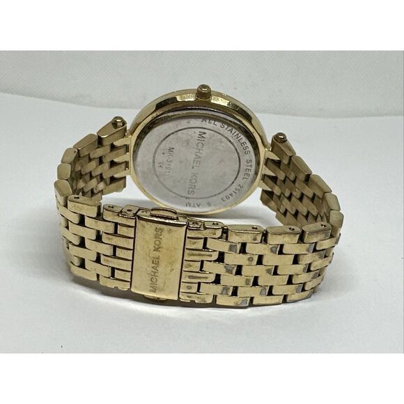 Michael Kors Darci MK3191 Women's Gold Stainless Steel Analog Dial Watch NUL13 - Picture 9 of 11